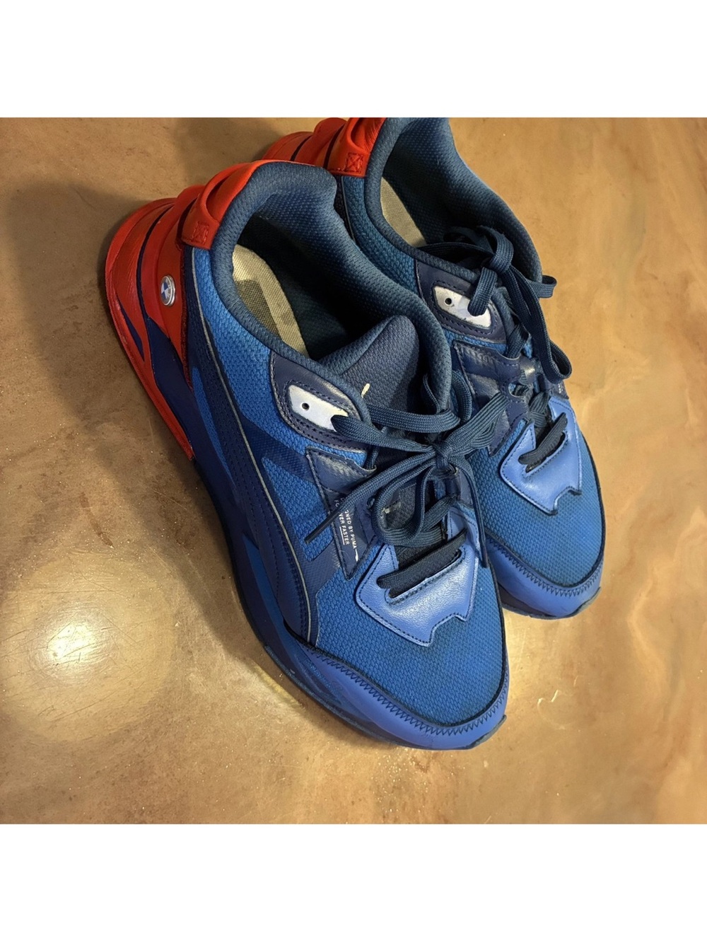BMW Blue and Red Men’s Sneakers